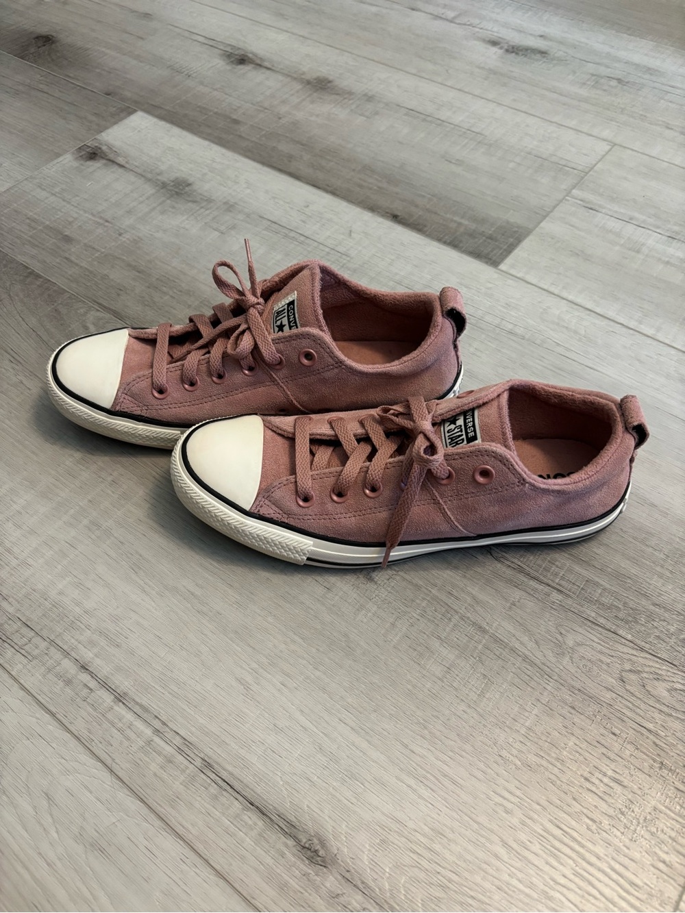 Converse Chuck Taylor Madison Women’s  Suede Pink Sneakers 9.5 A08715C - Picture 3 of 11